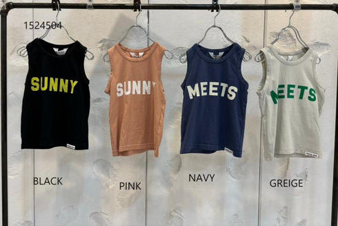 【90~120】クールタッチシンプルロゴタンクトップ 1524504